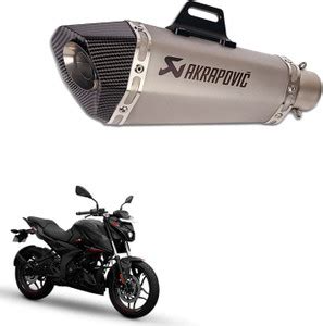 Vagary Silver Akraphovic ExhaustWith DB Killer for Bajaj Pulsar N250 ...
