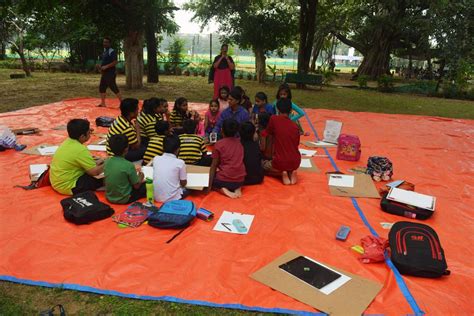 A Two-day Drawing Workshop for Children on Mahatma Gandhi