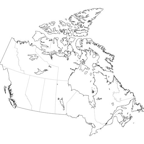 Blank Map of Canada Provinces | Free Download — Ultimaps