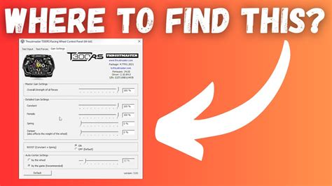Image result for Thrustmaster Setup Guide