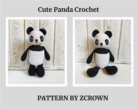 Image result for Crochet Panda Bear Tutorial