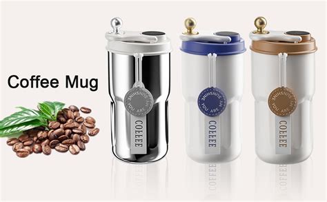 Wosta Smart Insulated Coffee Travel Mug with Touch Screen Digital ...