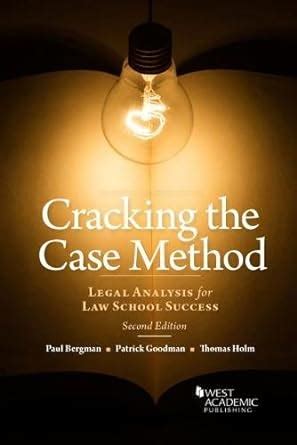Buy Cracking the Case Method, Legal Analysis for Law School Success ...