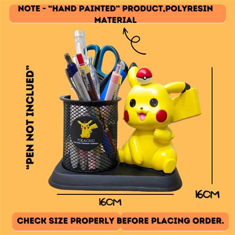 Cartoon Pen Holder Aesthetic Study Table Office Desk Organizer | Poke ...