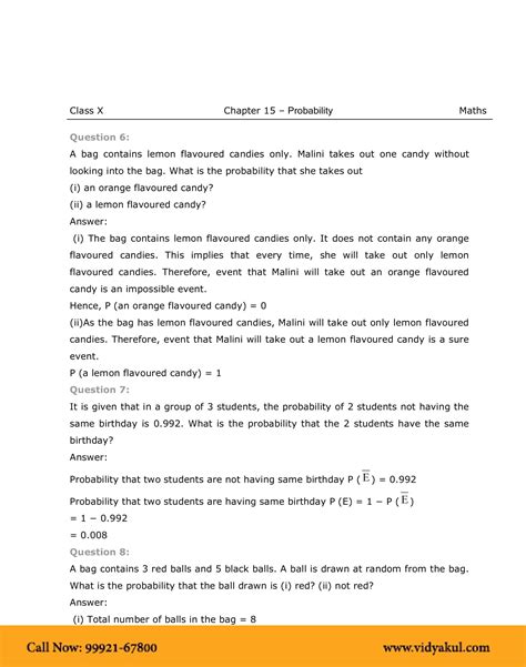 Image result for Class 10 Maths Probability CBSE