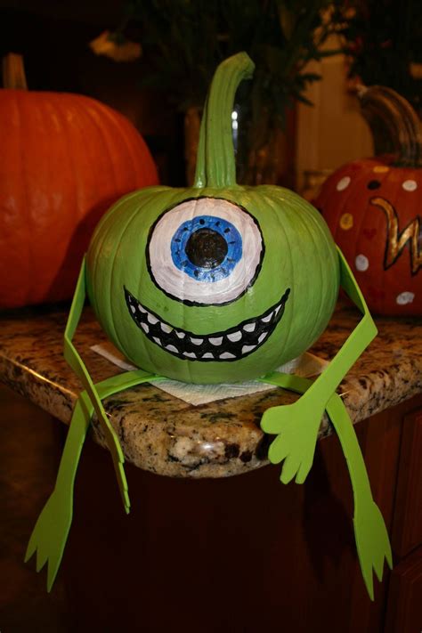 Mike Wazowski Pumpkin