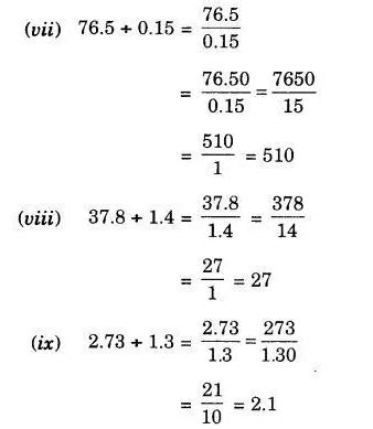 Find: (1) 7 ÷ 3.5 (2) 36 ÷ 0.2 - CBSE Class 7 Maths - Learn CBSE Forum
