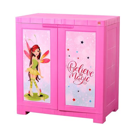 Cello Novelty Compact Fairy Kids Plastic Cupboard, Magic(Pink) : Amazon ...