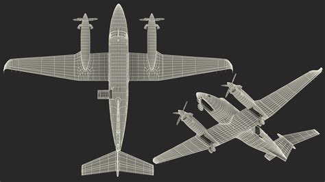Twin Turboprop Civil Utility Aircraft 3D | 3D Molier International