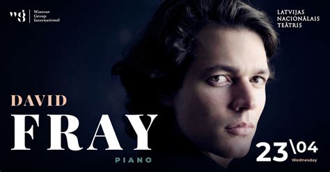 DAVID FRAY, Latvijas Nacionālais teātris, Riga, 23 April 2025 | AllEvents