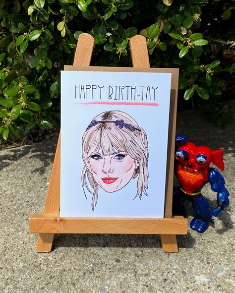 Taylor Swift Birthday Card Ideas