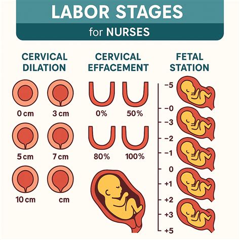Labor Stages Cervical Dilation Effacement Station
