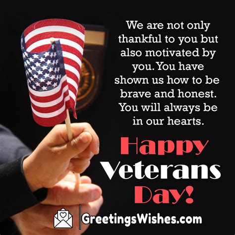 Veteran’s Day Wishes Messages (11 November) - Greetings Wishes