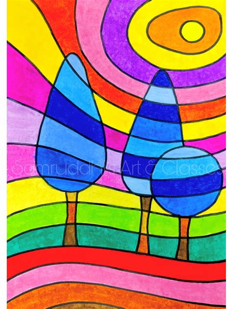 Abstract Art Drawing for Kids | Abstract painting, Abstract poster ...