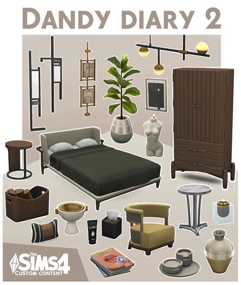 6 NEW CC PACKS for THE SIMS 4 | Muebles sims 4 cc, Sims, Dormitorios