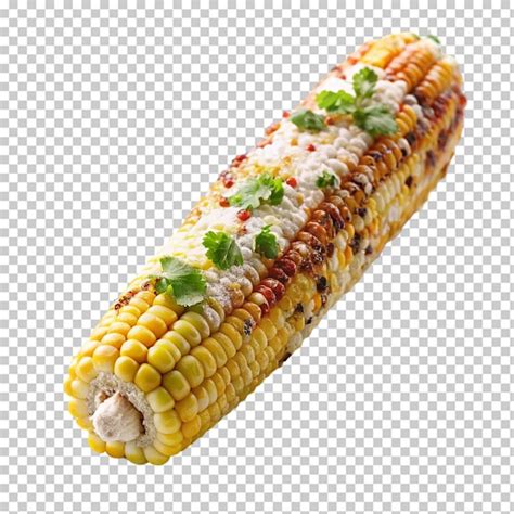 Mexican grilled corn elote isolated on transparent background | Premium ...
