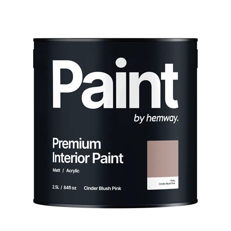 Buy Hemway Cinder Blush Pink - 2.5 Litre - Paint Premium Interior ...