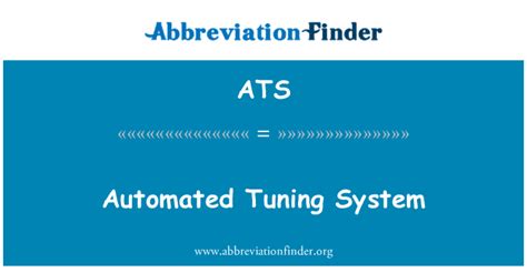 Image result for ATS System Definition