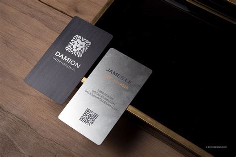 Premium UV Printed Stainless Steel Metal Business Cards | Customized ...