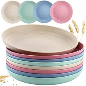 Buy Turbid 10 Inch (8PCS) Deep Dinner Plates Alternative for Plates ...