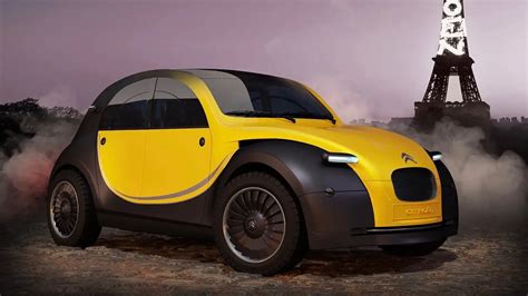 Electric Citroen 2CV revival imagined - Drive