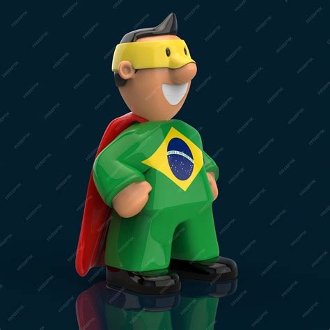 Superhero concept - 3d illustration | Premium Photo