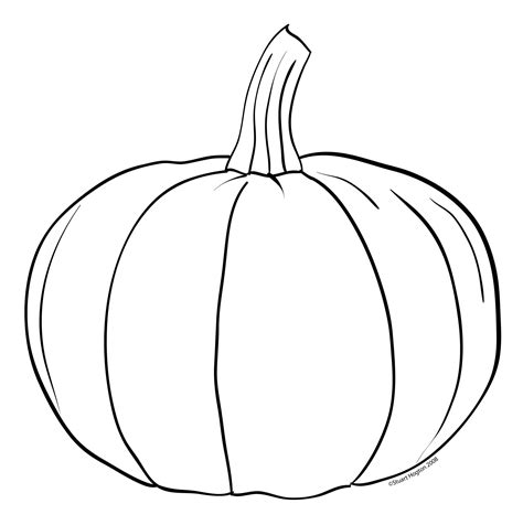 Pumpkin Outline Printable