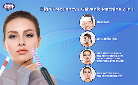 Crescent 2_IN_1 High Frequency and Galvanic Ozone Treatment Machine ...