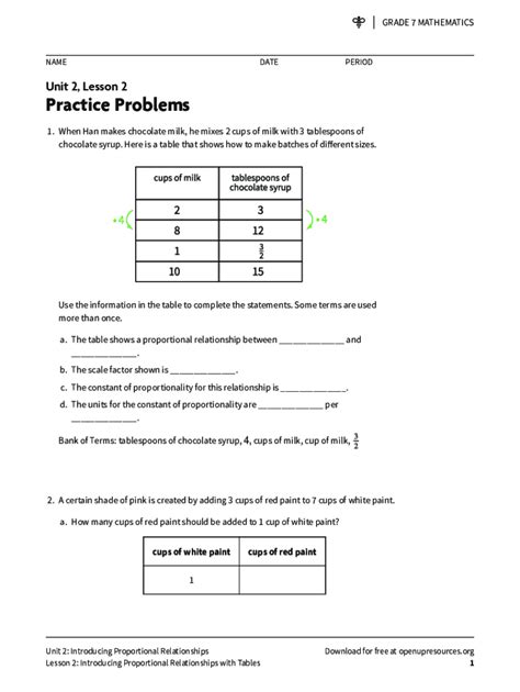 Image result for Lesson 7 Practice Problems Grade 7