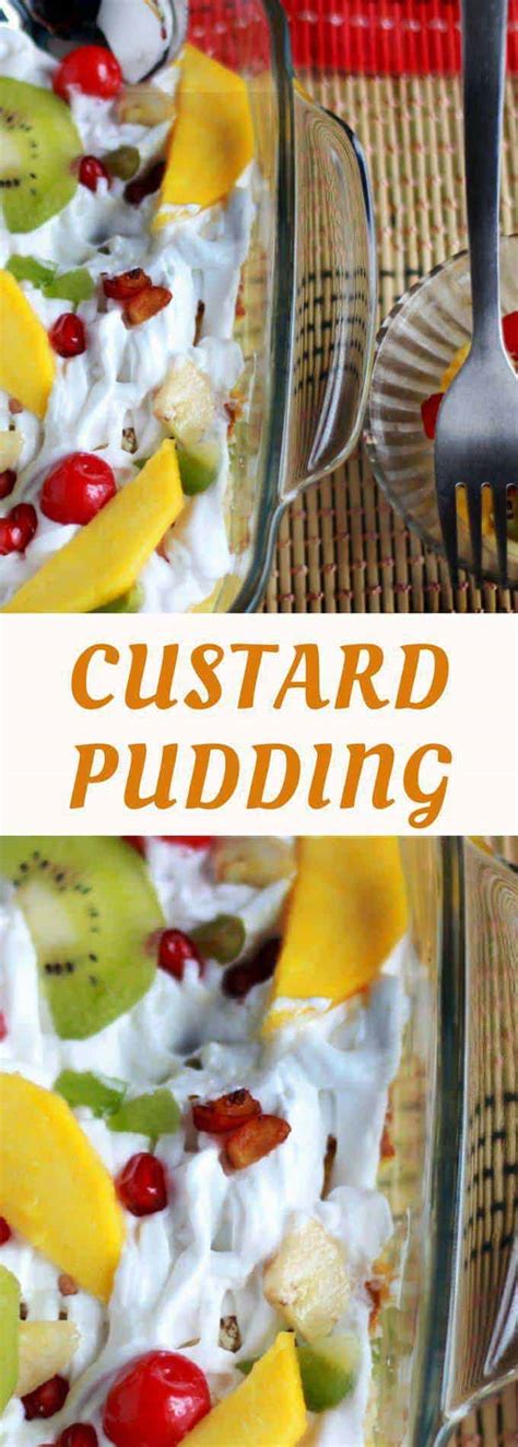 How To Make Custard Pudding Using Custard Powder