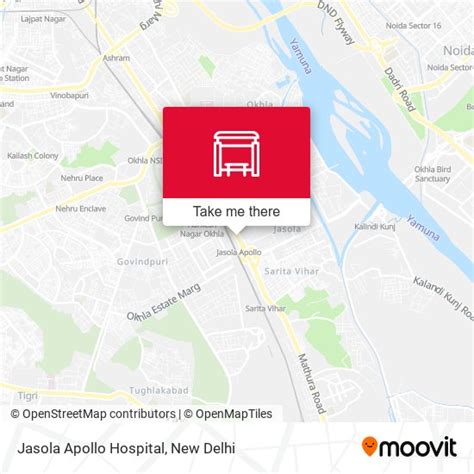 Jasola Apollo Hospital stop - Routes, Schedules, and Fares