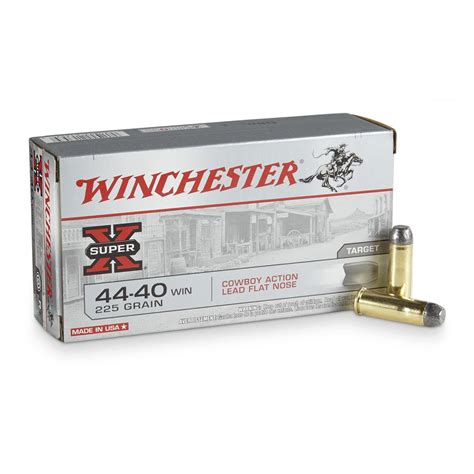 Winchester Super-X, .44-40 Winchester, PP, 200 Grain, 50 Rounds - 12169 ...