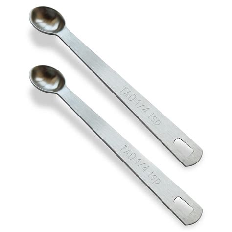 Amazon.com: BERYLER 2PCS 1/4 Teaspoon(1/4tsp, 1.25 ml, Tad) Single Tiny ...