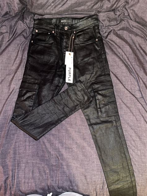 Purple Purple Brand Slim Fit waxed jeans | Grailed