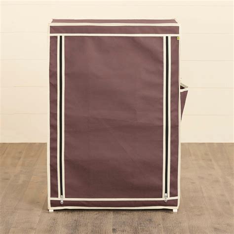 Buy Helios Kenny Fabric Collapsible Four Shelf Shoerack from Helios by ...