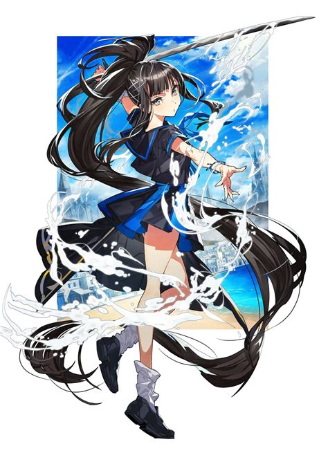 mika pikazo waga homura ni hirefuse sekai jin (homuseka) bandages seifuku skirt lift sword ...