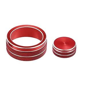 A ABSOPRO Car Center Console Multimedia Control Button Cover for ...