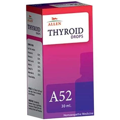 Buy ALENS A52 THYROID DROPS 30ML Online & Get Upto 60% OFF at PharmEasy