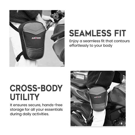 Allextreme Unisex Thigh Bag 1000D Imported Rexine Multipurpose Cross ...