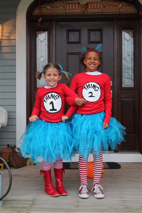 Thing 1 & Thing 2 Halloween Costume | Cute halloween costumes ...