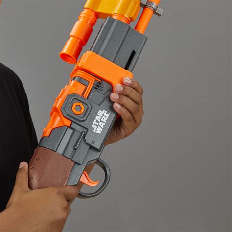 NERF Star Wars Amban Phase-Pulse Blaster, The Mandalorian, Scope, 10 ...