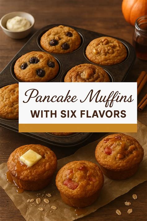 Pancake Muffins With Six Flavors - The Gentle Fork