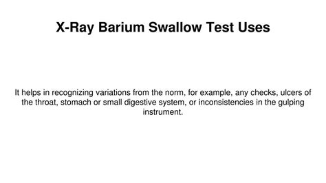 PPT - X ray barium swallow (child) test PowerPoint Presentation, free download - ID:7886468