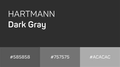 Dark Grey Color Code