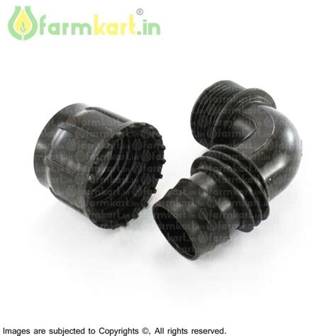 32mm (1 Inch) Compression push Fitting Male Threaded Bend / Elbow With ...