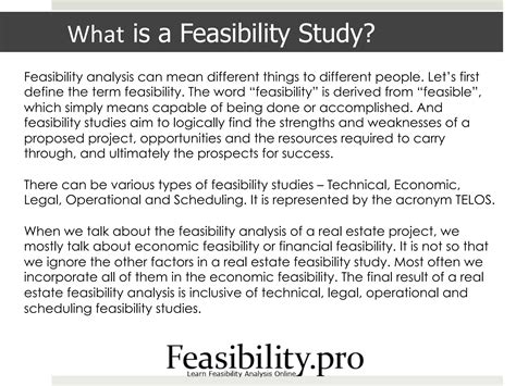 Feasibility study template | PDF