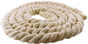 fozti 15mtr x 16mm Tug of War Twisted White Cotton Rope White - Buy ...