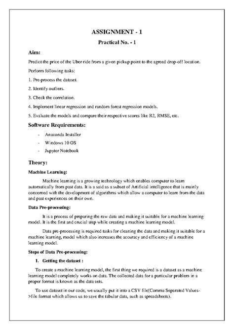Lab Manual CC1 - Experiment No: 1 Title: Sketch out and analyze ...
