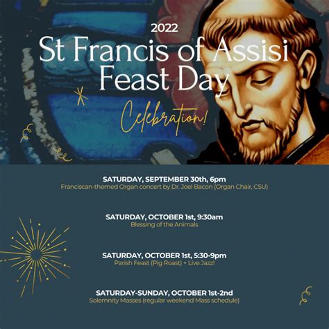St. Francis Novena — St. Francis of Assisi, Longmont Colorado