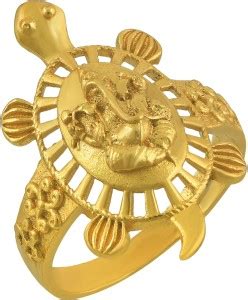 RN Gold Plated 24KT Brass, Ganesh ji and Tortoise Design, Vaastu ...